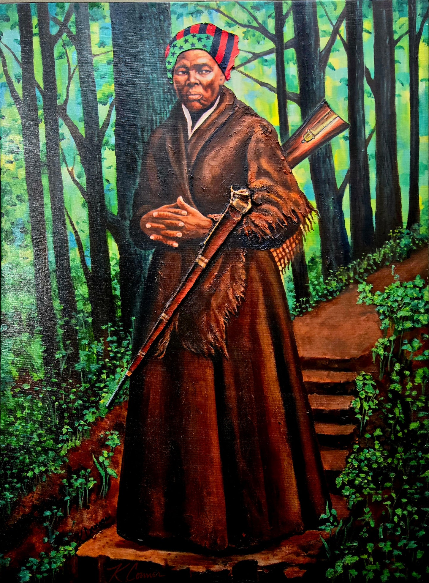 "Harriet" Giclee print on canvas