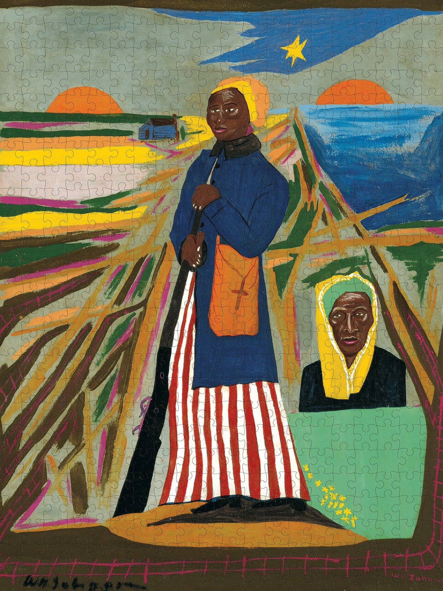 William H. Johnson: Harriet Tubman 500-Piece Jigsaw Puzzle