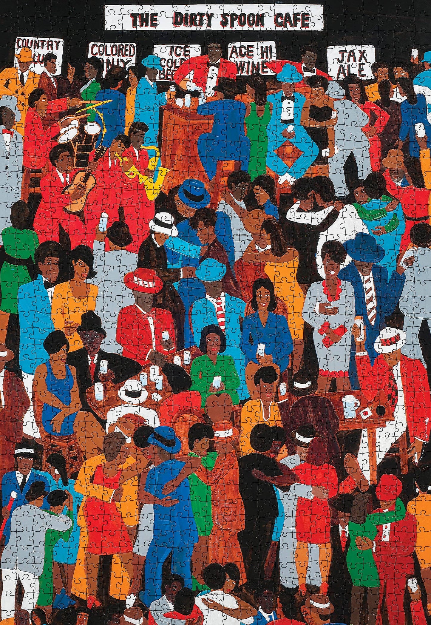 Winfred Rembert: The Dirty Spoon Cafe 1000-Piece Jigsaw Puzzle