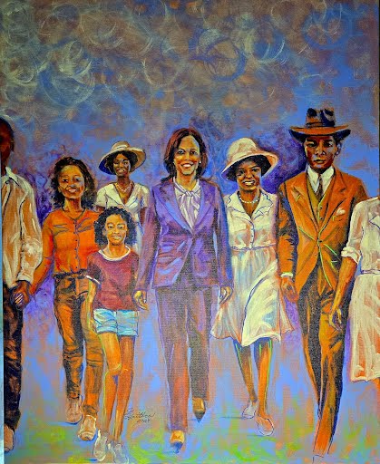 "Walking into the Future" Giclee