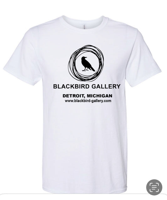 Blackbird Gallery Logo Short Sleeve Tee Shirt