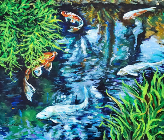 Playing Koi