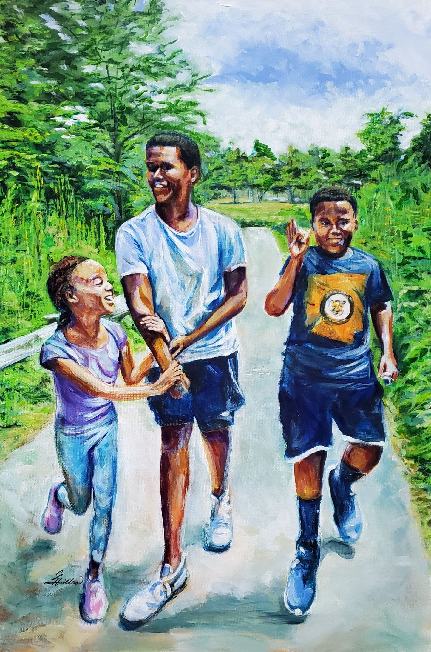 "Just a walk in the park"