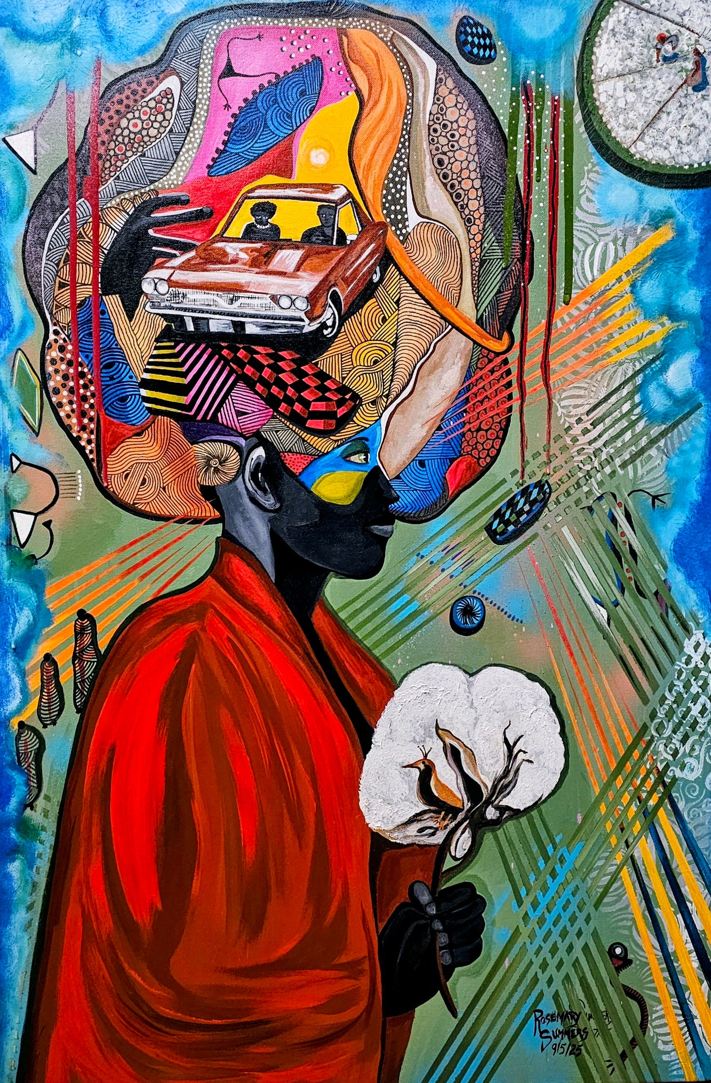 "From Cotton to Cars-Hold Fast to Dreams- series #3"