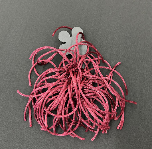 Takara Silky maroon Brooch w/ profile