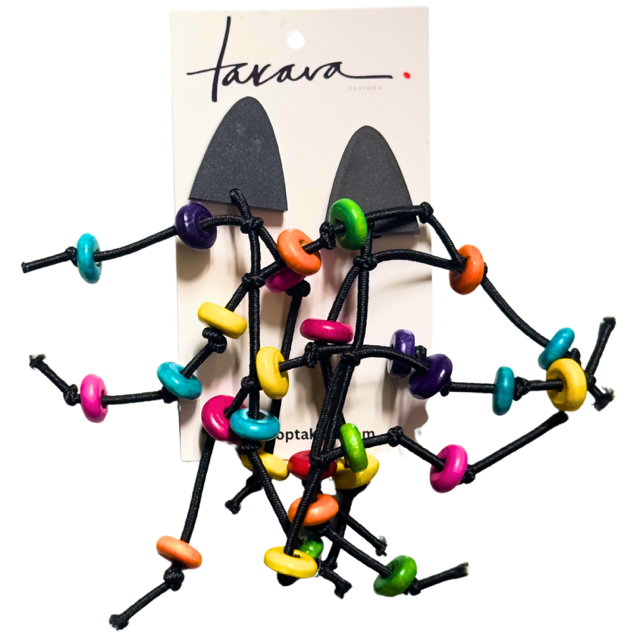 Takara Multicolored Wooden Necklace