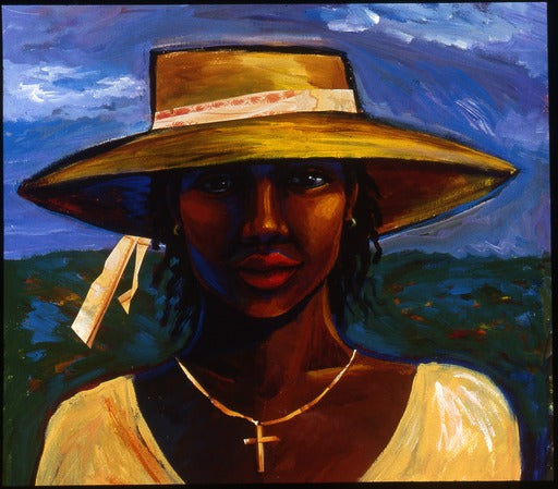 "Yellow Hat"  Giclee