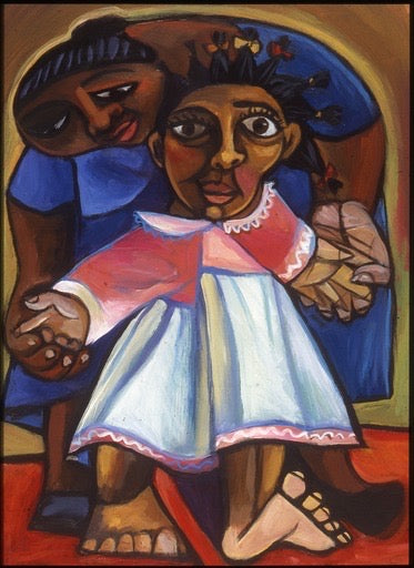 "First Steps"  Giclee on canvas