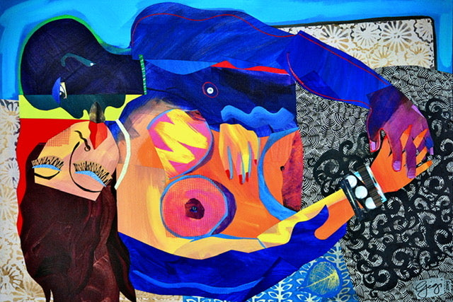 "Lovers Kiss"  Giclee