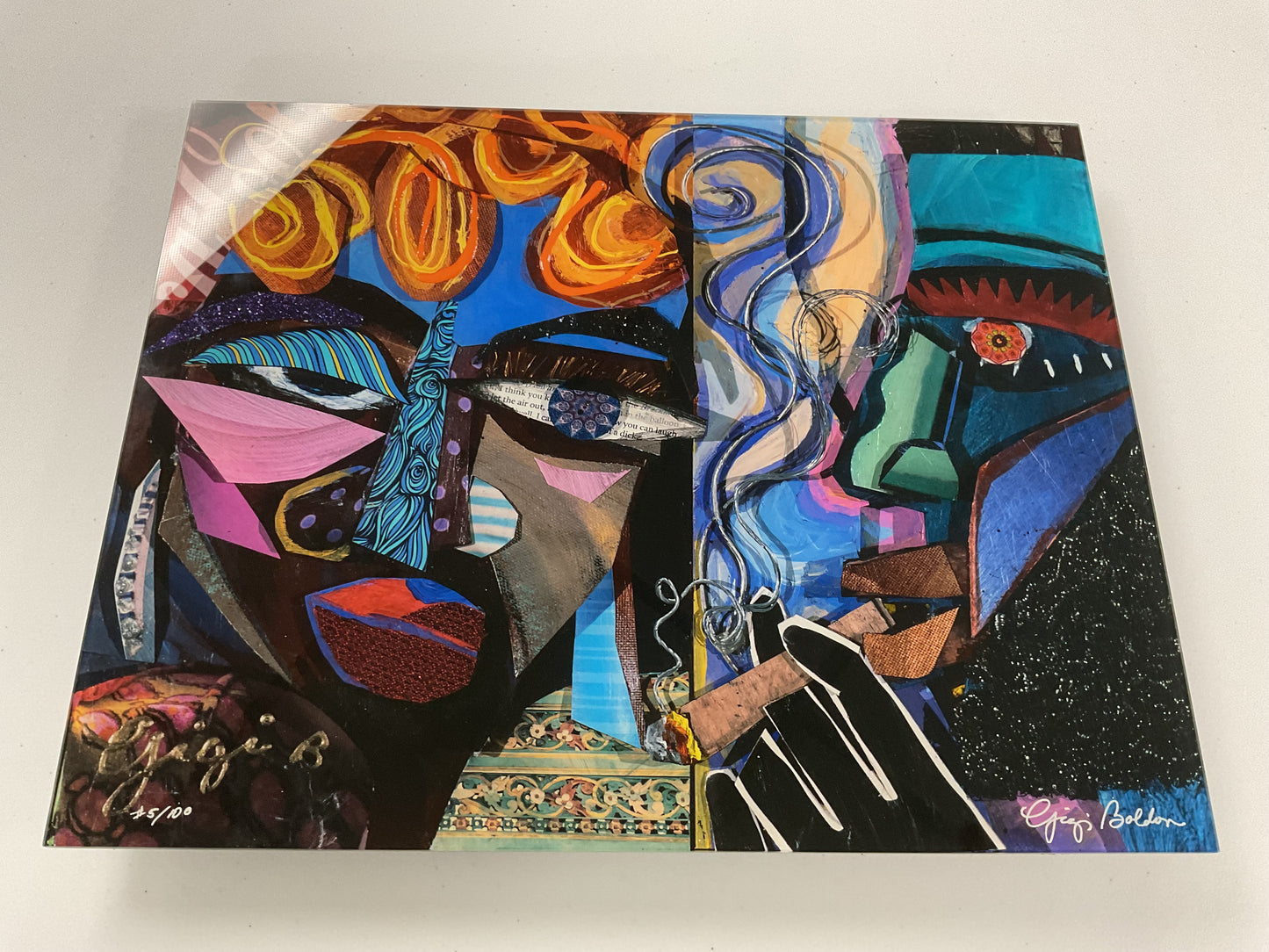 "It's Legal Now"  Giclee on plexiglass