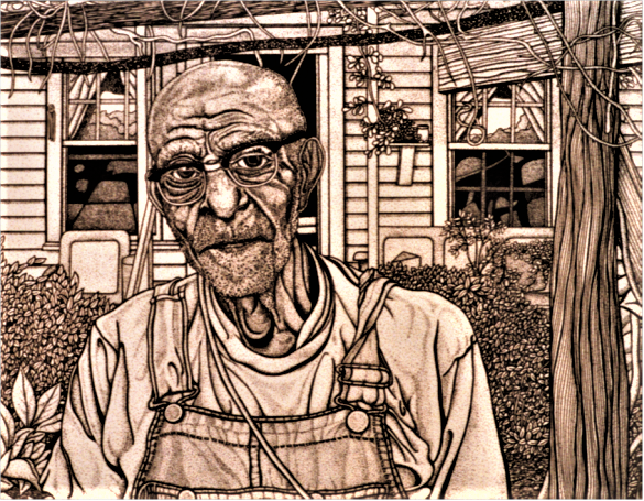 "Mr. Tucker"  Serigraph