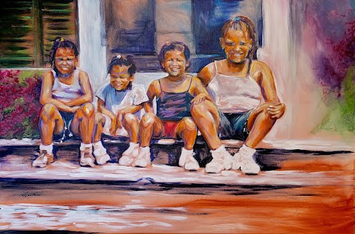 "Summertime"  Giclee