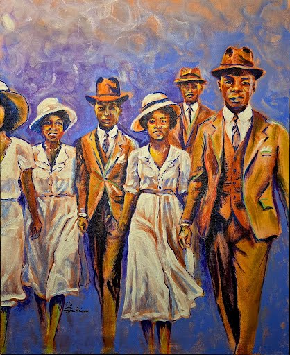 "Walk With Me"  Giclee