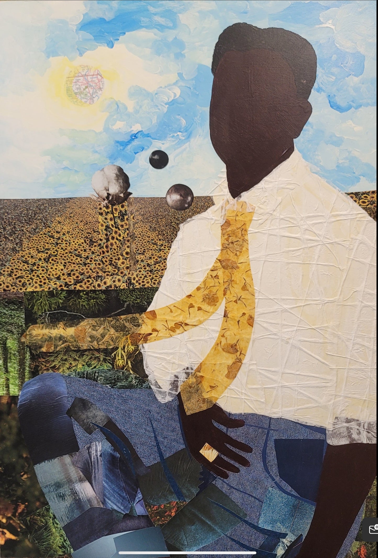 "BLACK MEN/WHITE SHIRTS, #4"