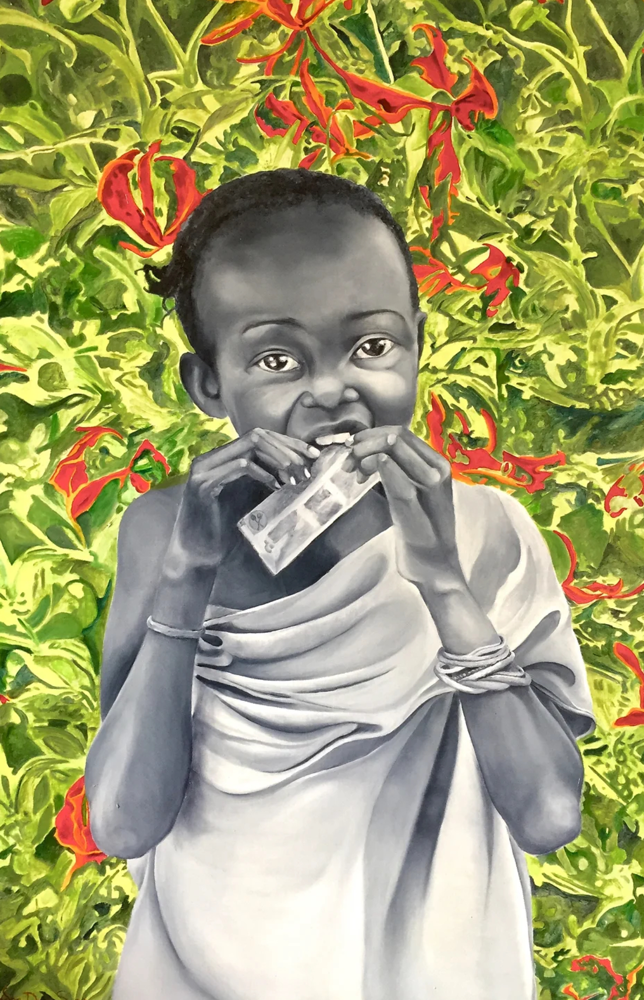 Flame Lily??, Children's right: The right to food.